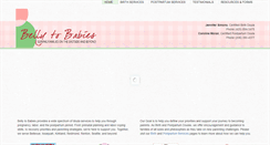 Desktop Screenshot of bellytobabies.com